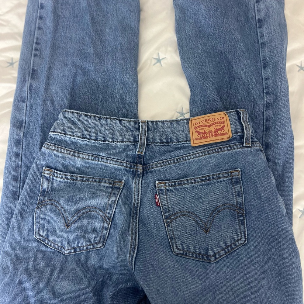 Levi's Super Low Leg Denim Jeans